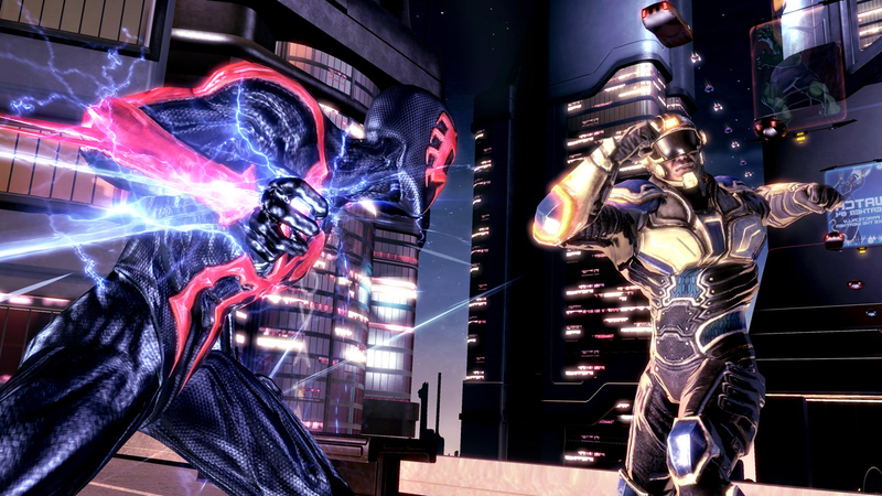 Illustration for article titled Spider-Man 2099 Makes His Official Shattered Dimensions Debut